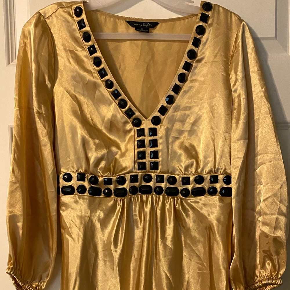 Gold Tunic Blouse
